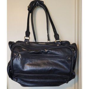 Monarch Luggage Black Carryon Bag ML Classic Multi Pockets, Zippered